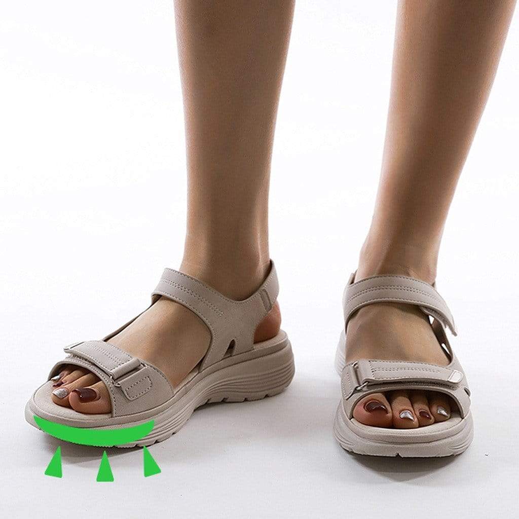 Zoe - Women's Comfort Walking Sandals with Adjustable Velcro Strap
