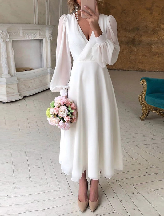 Charlotte - Women’s Wedding Guest Maxi Dress Formal with Puff Sleeves