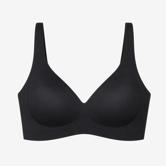 Clara - Women's Bra Seamless Daily Comfort with Wide Straps and V Neckline