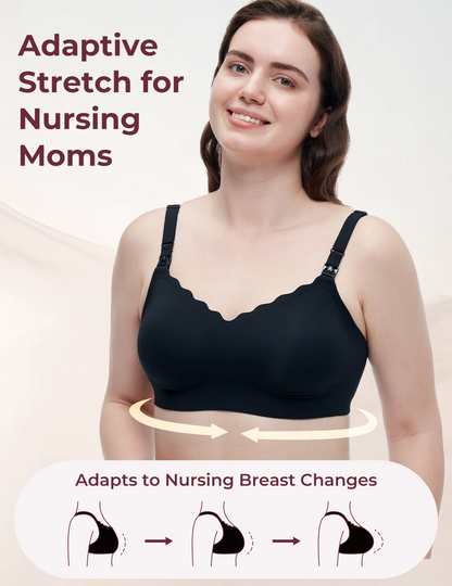 Eleanor - Women's Bra Nursing and Pumping Hands Free Cooling with Clips