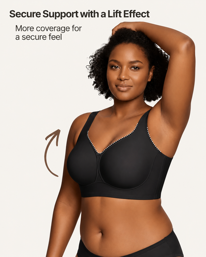Georgia - Women's Bra Full Coverage Comfort Seamless with Wide Straps