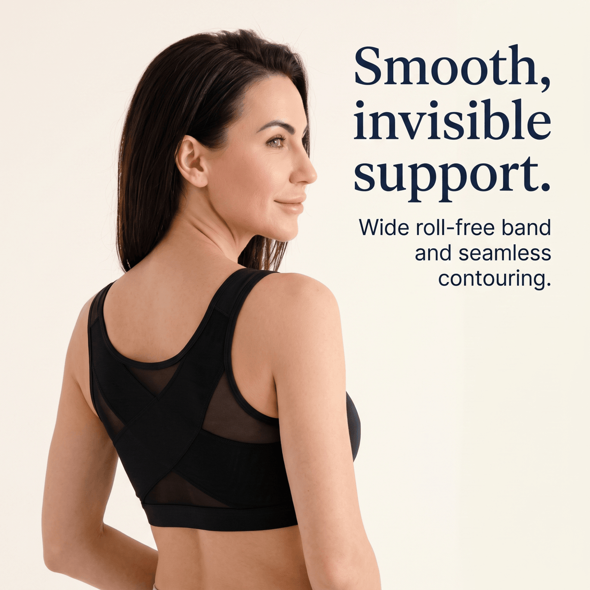 Grace - Women’s Posture Support Shaping Bra Front Closure with Wide Straps