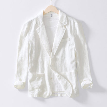 Grace - Women's Summer Blazer Lightweight Casual with Patch Pockets