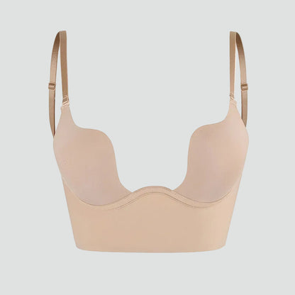 Isla - Women’s Backless Bra Push-Up Self-Supporting with Adjustable Straps