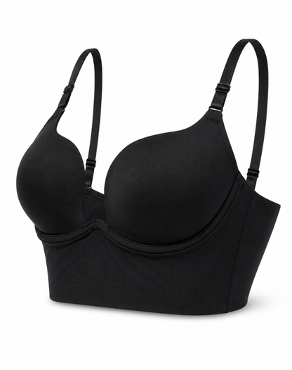 Isla - Women’s Backless Bra Push-Up Self-Supporting with Adjustable Straps