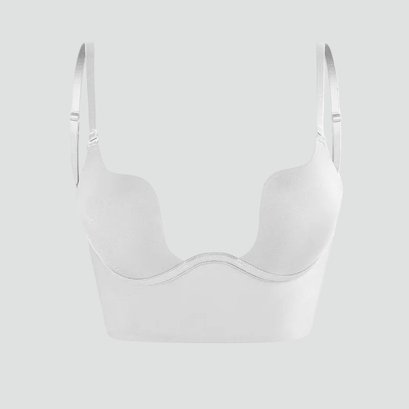 Isla - Women’s Backless Bra Push-Up Self-Supporting with Adjustable Straps