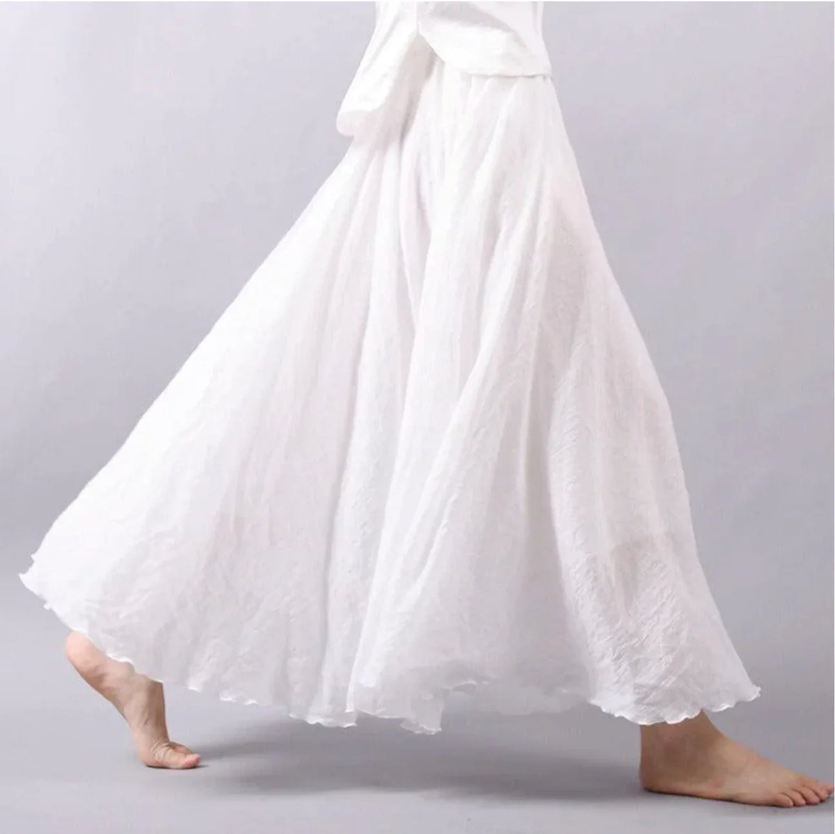 Isla - Women's Maxi Skirt Lightweight for Summer with Elasticated Waist