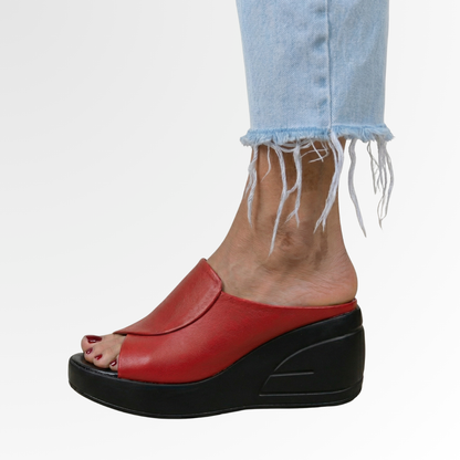 Isla - Women's Sandals for Wide Foot Comfort with Wedge Heel and Open Toe