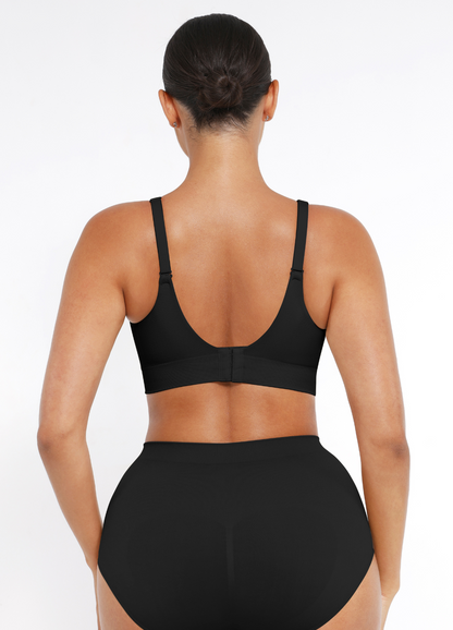 Ivy - Women's Bra Push Up for Daily Comfort with Seamless Plunge Cups