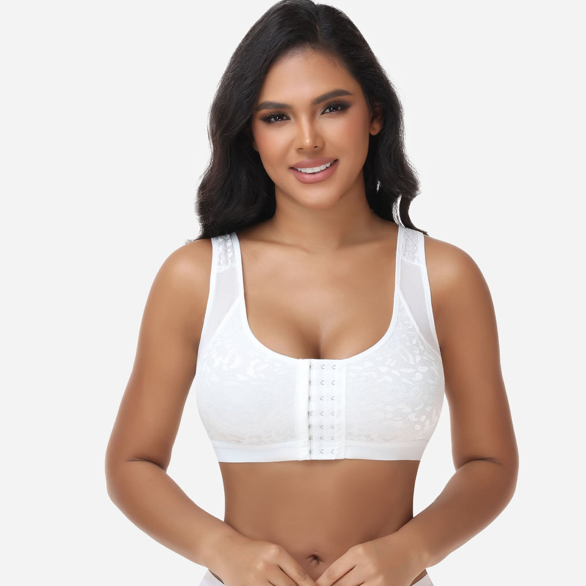 Lucy - Women's Bra Front Closure Wireless Support for Everyday Comfort