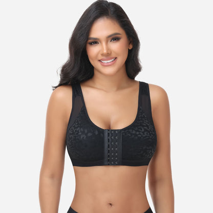 Lucy - Women's Bra Front Closure Wireless Support for Everyday Comfort