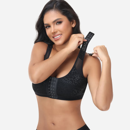 Lucy - Women's Bra Front Closure Wireless Support for Everyday Comfort
