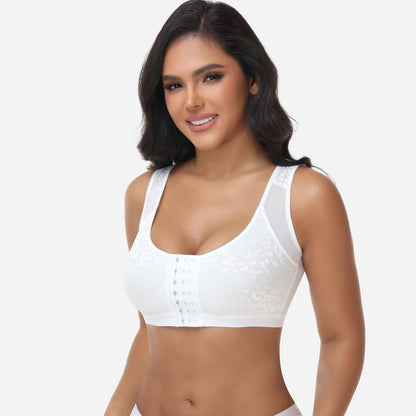 Lucy - Women's Bra Front Closure Wireless Support for Everyday Comfort