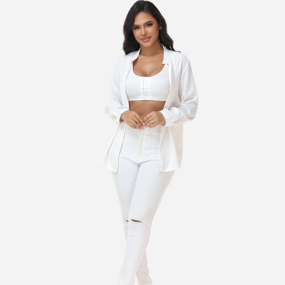 Lucy - Women's Bra Front Closure Wireless Support for Everyday Comfort