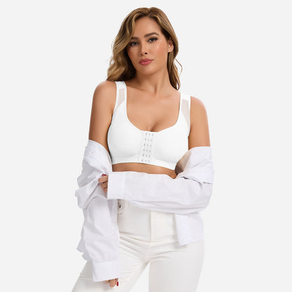 Olivia - Women's Bra Front Closure with Wide Straps and Full Coverage