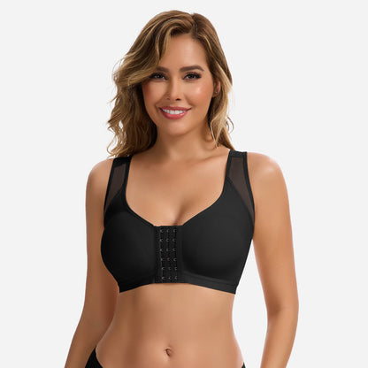 Olivia - Women's Bra Front Closure with Wide Straps and Full Coverage