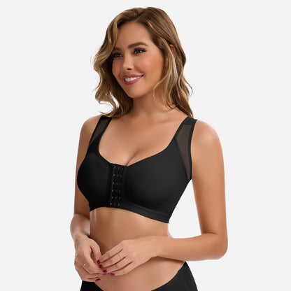 Olivia - Women's Bra Front Closure with Wide Straps and Full Coverage