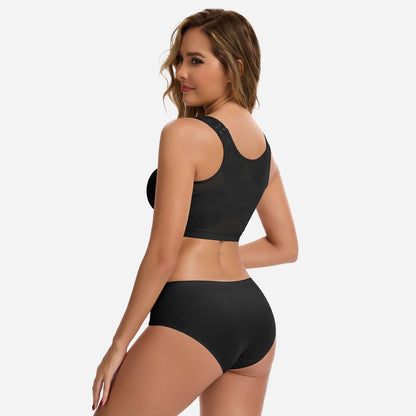 Olivia - Women's Bra Front Closure with Wide Straps and Full Coverage