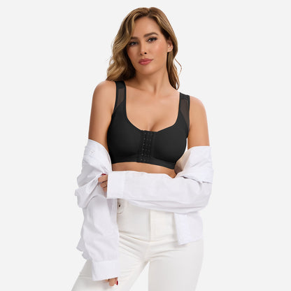 Olivia - Women's Bra Front Closure with Wide Straps and Full Coverage