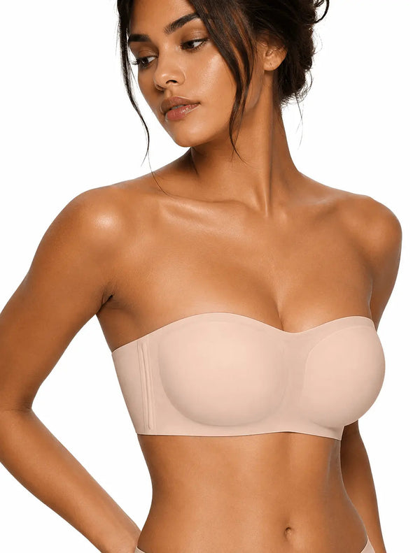 Phoebe - Women's Bra Strapless Comfort with Smooth Seamless Moulded Cups
