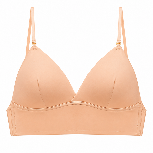 Willow - Women’s Low-Back Bra Comfortable with Deep V Triangle Cups