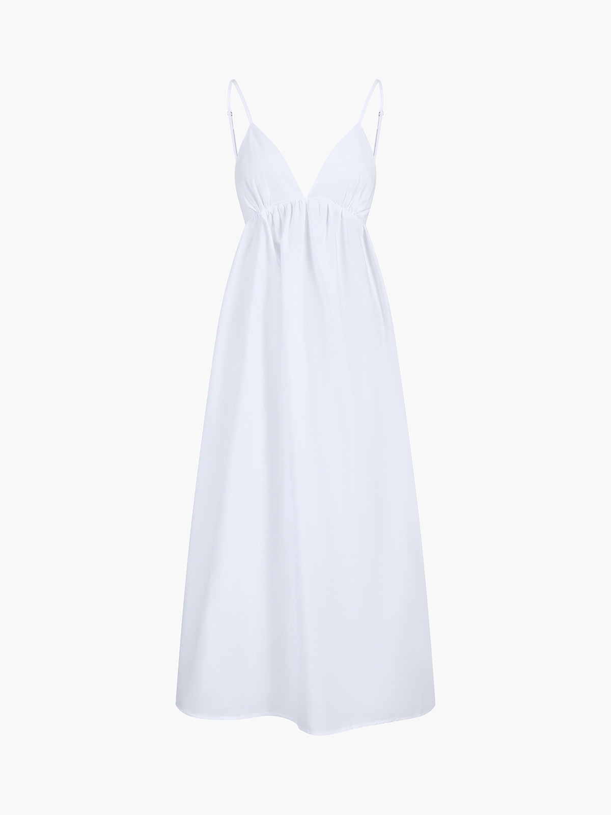 Willow - Women's Summer Maxi Dress with Open Back and Adjustable Straps