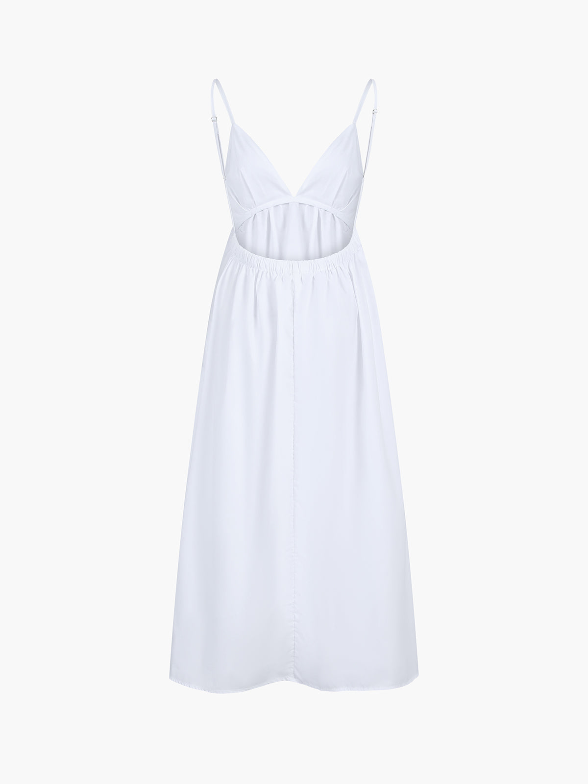 Willow - Women's Summer Maxi Dress with Open Back and Adjustable Straps