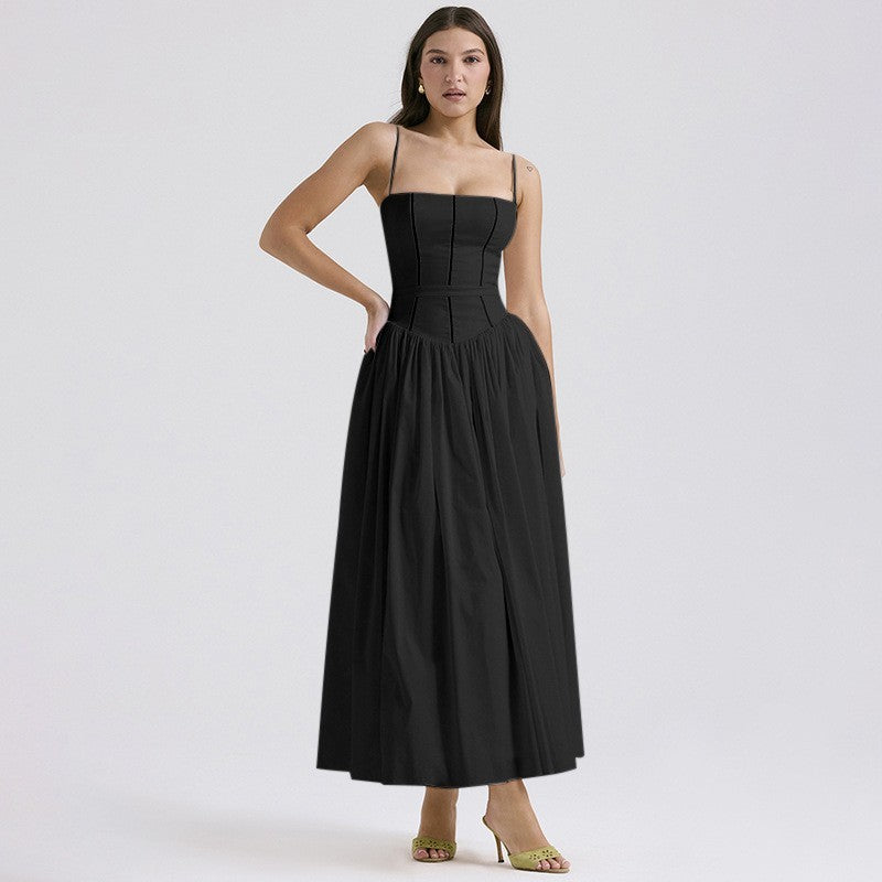 Willow - Women’s Wedding Guest Maxi Dress Formal with Corset Bodice