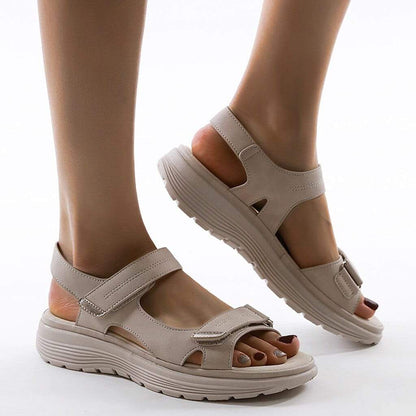 Zoe - Women's Comfort Walking Sandals with Adjustable Velcro Strap