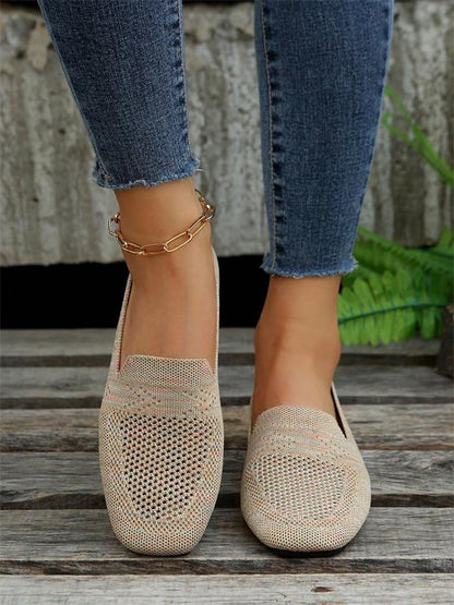 Women's Non Slip Flats Beige
