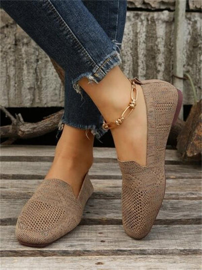 Women's Non Slip Flats Khaki