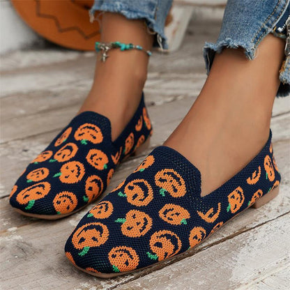 Women's Non Slip Flats Pumpkin
