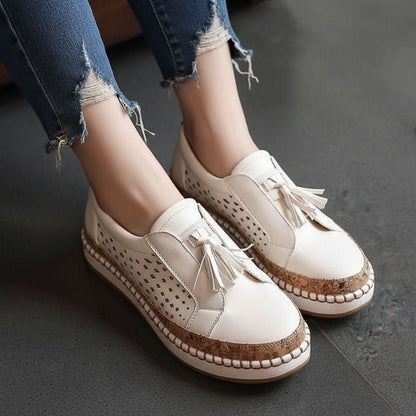 Women's Slip On Sneakers - White