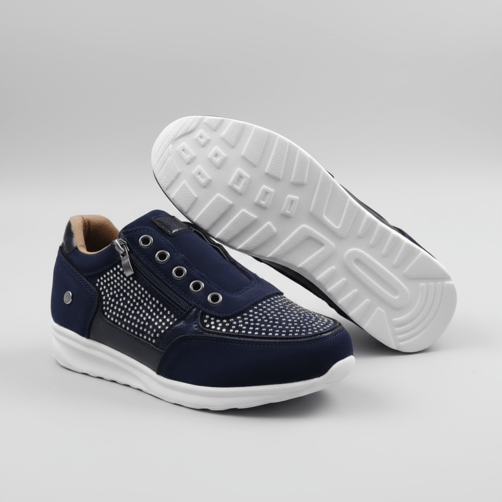 Women's Wide Fit Walking Shoes - Blue