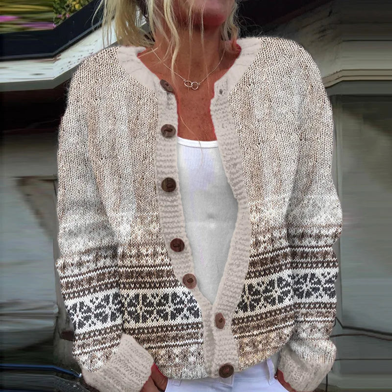 Women's Open Front Cardigan - Beige