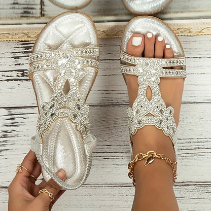 Women's Boho Comfort Sandals - Grey