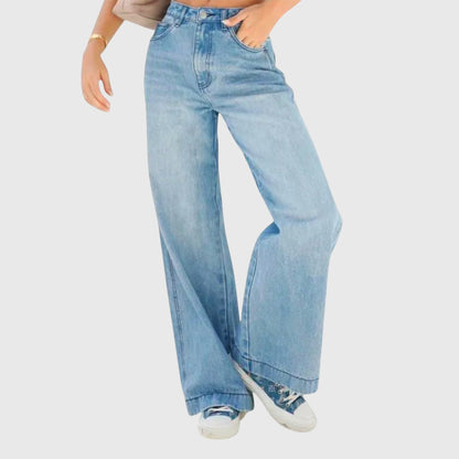 Women's Baggy Jeans - Blue
