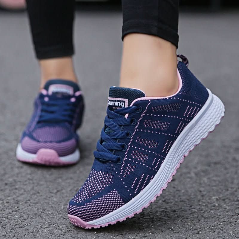 Women's Breathable Walking Shoes - Blue