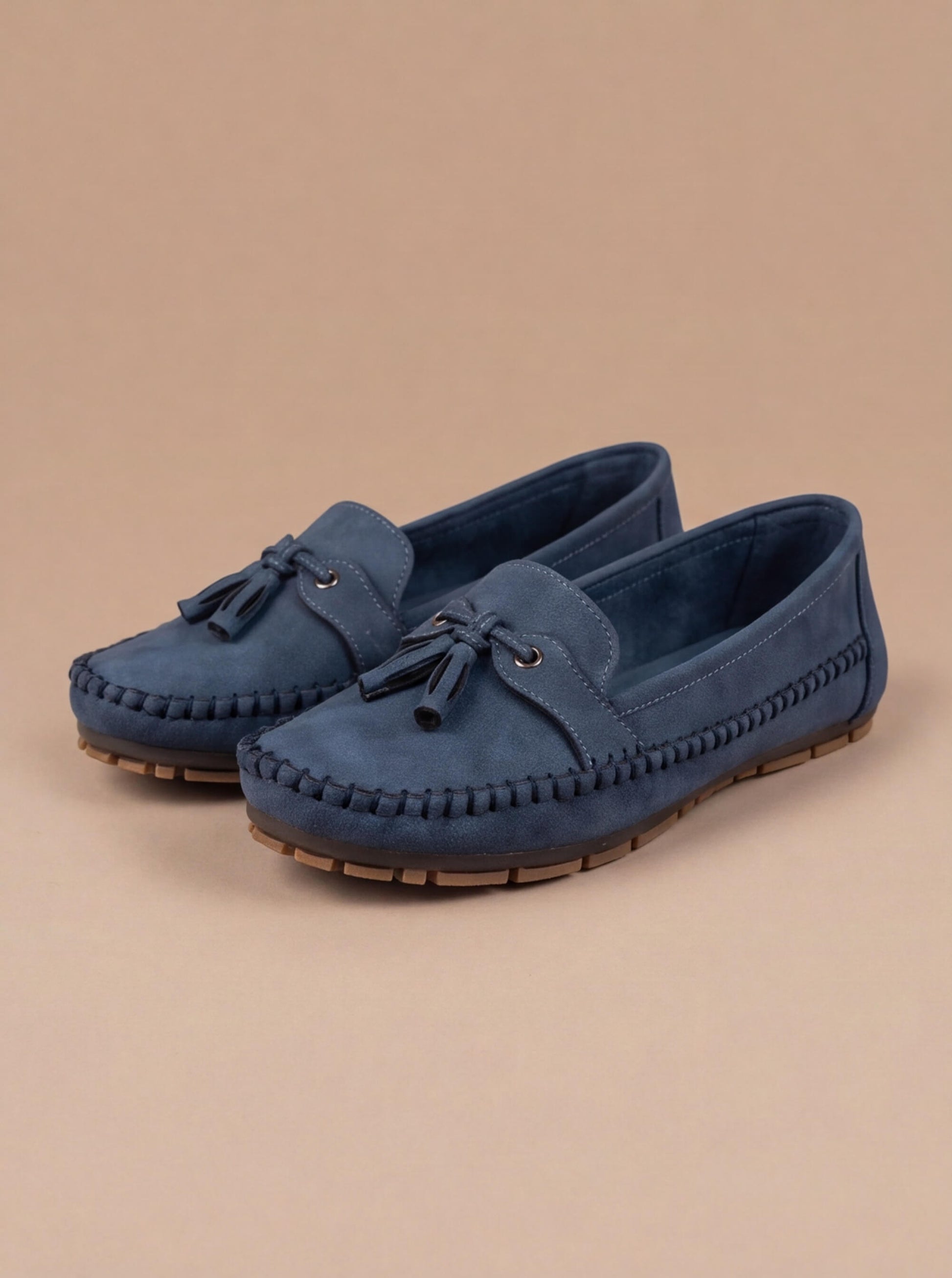 Women's Tassel Loafers - Blue