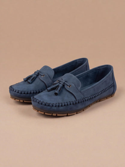 Women's Tassel Loafers - Blue