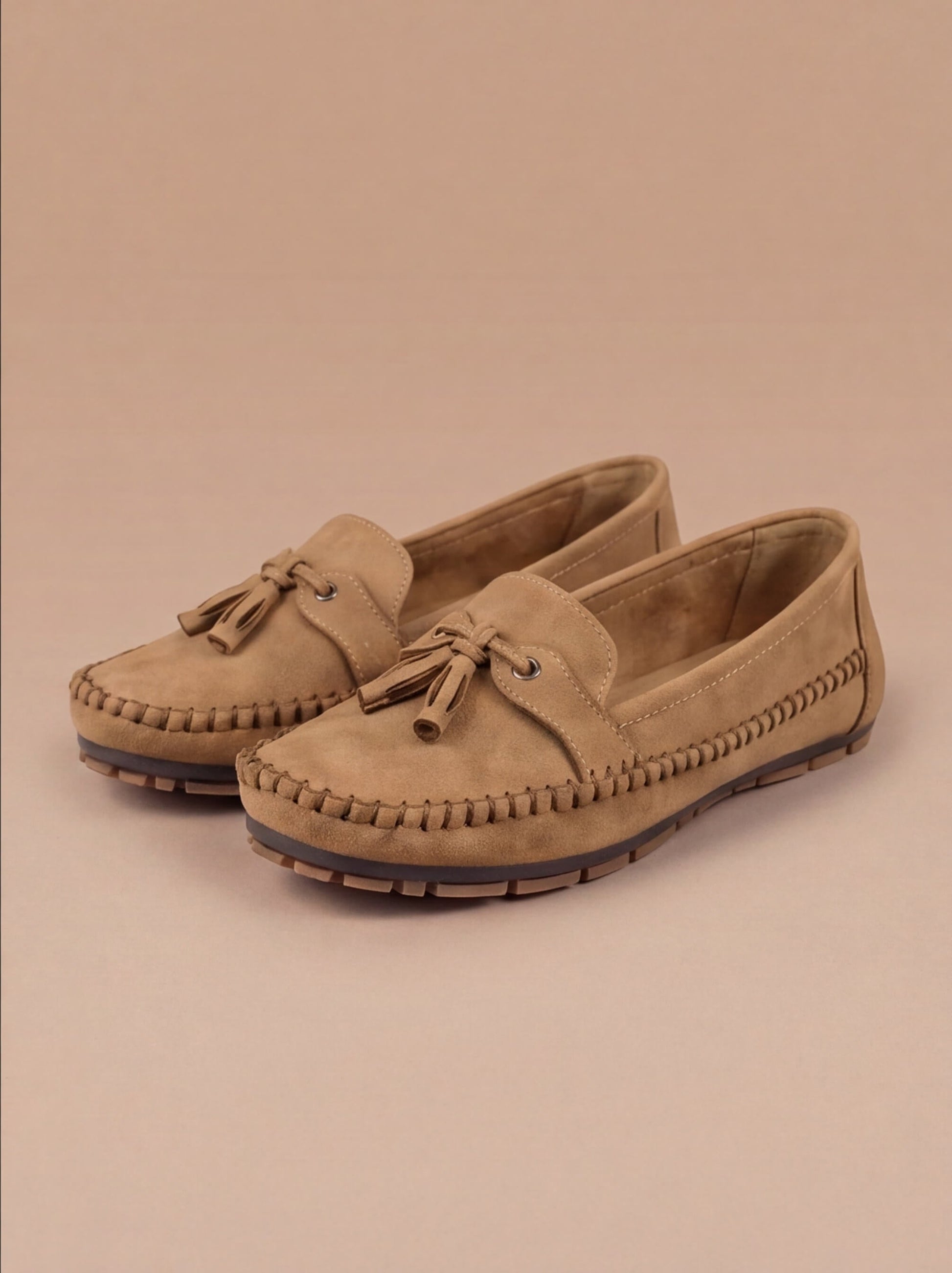 Women's Tassel Loafers - Brown